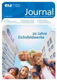Ausgabe 2/2011 - Eichsfeld Werke