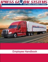 XGS Employee Handbook.pdf - US Xpress