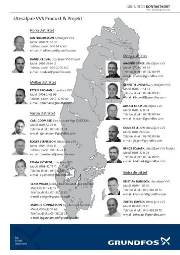 UtesÃ¤ljare VVS Produkt & Projekt - Grundfos AB