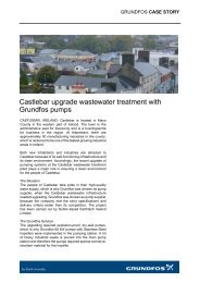 Castlebar upgrade wastewater treatment with Grundfos pumps