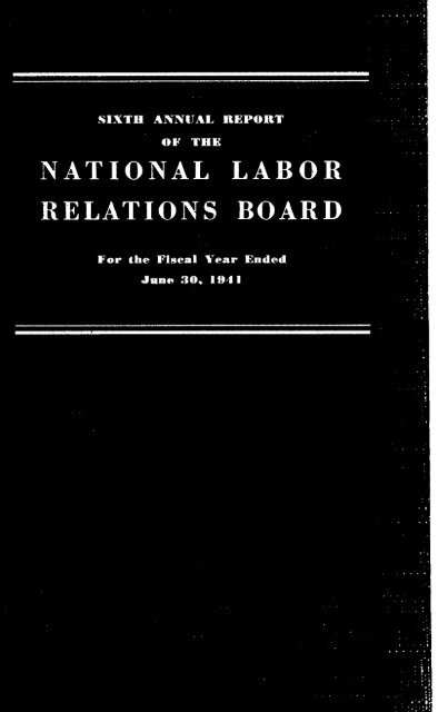 NATIONAL LABOR RELATIONS BOARD