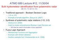 ATMO 689 Lecture #12, 11/30/04