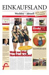 WahlzurMiss Norddeutschland - Einkaufsland Wechloy