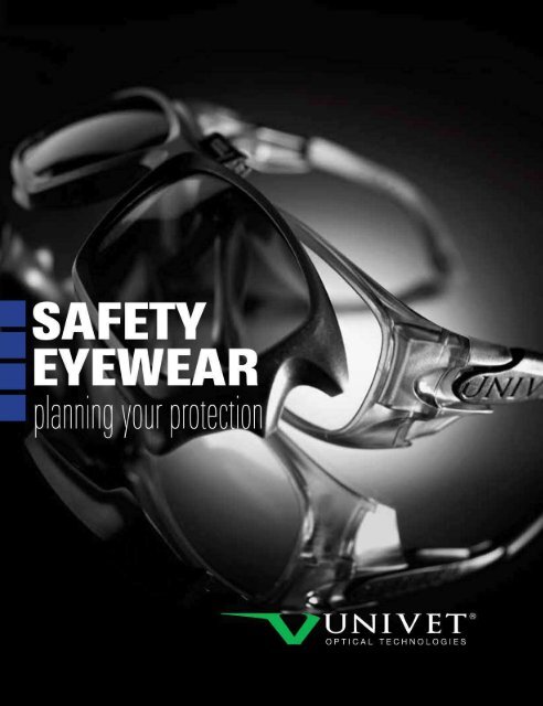 5X4.13.10.00 Univet 5X4 Italian Style Safety Glasses Clear Anti Glare FM Lens
