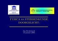 FYSICA en STERRENKUNDE DOORGELICHT: