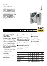 ELECTRIC BOILING PANS - Progastro