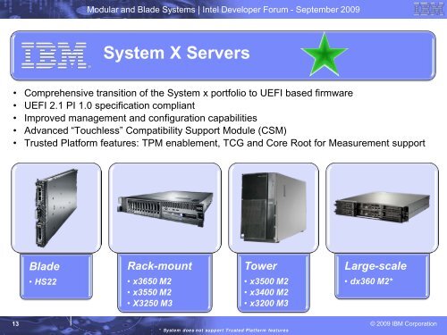 Using Unified Extensible Firmware Interface (UEFI) as the ... - Intel