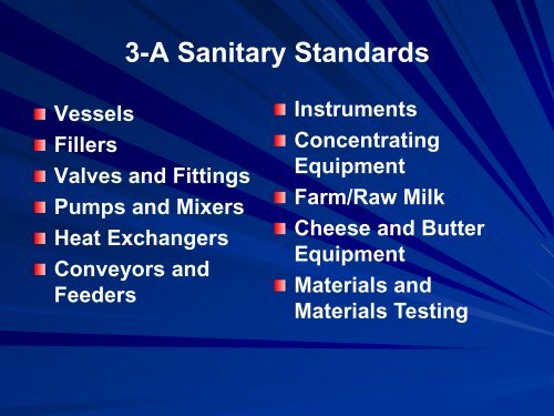 Basics of Sanitary Design (PDF) - 3-A Sanitary Standards