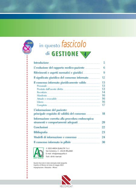 GESTIONE - EndoscopiaDigestiva.it