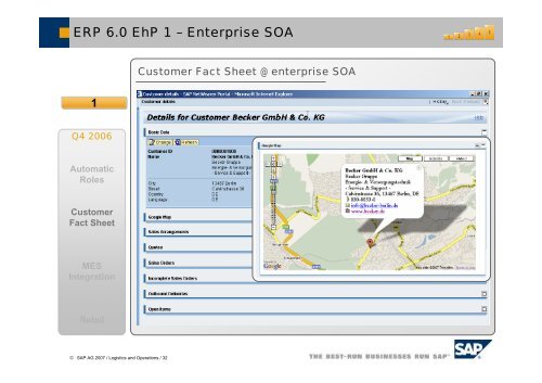 SAP ERP – Logistics & Operations Overview