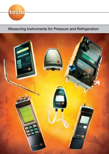 Measuring Instruments for Pressure and ... - Acr-asia.com
