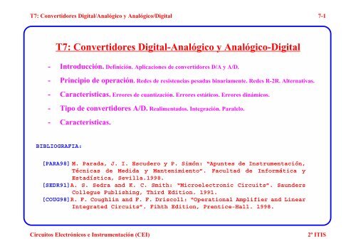 T7: Convertidores Digital-AnalÃ³gico y AnalÃ³gico-Digital