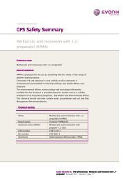 GPS Summary HPMA 12-12-2011_V2 - Evonik Industries