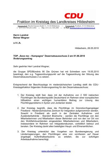 Fraktion im Kreistag des Landkreises Hildesheim - CDU ...
