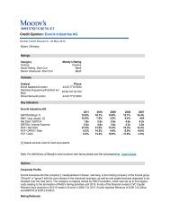 Credit Opinion: Evonik Industries AG