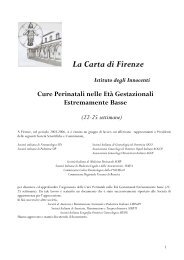 prima versione della Carta di Firenze - Politeia