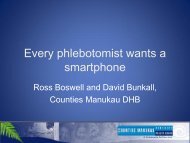Every phlebotomist wants a smartphone David Bunkall and Dr Ross ...