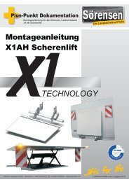 Montageanleitung X1AH 750SL - Soerensen.de