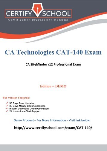 CAT-140 Exam