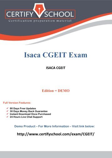 CGEIT Exam