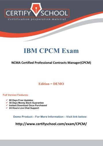 CPCM Exam