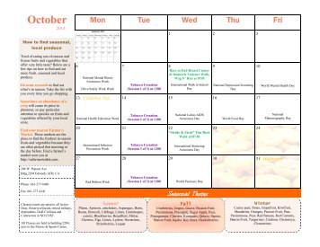 HAWC Calendar - Edwards Air Force Base