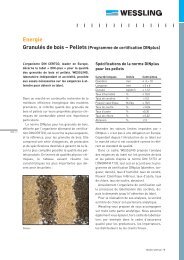 Analyse de Pellets/Granulés de bois