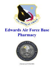 Edwards Air Force Base Pharmacy