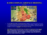 R-2508 COMPLEX AIRSPACE BRIEFING - Edwards Air Force Base
