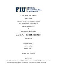 G.E.N.A.I : Robot Assistant - Engineering and Computing