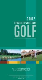 07 golf broc.indd - Nemacolin Woodlands Resort