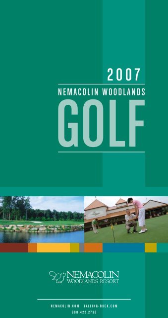07 golf broc.indd - Nemacolin Woodlands Resort