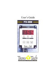 PTS-3000 User Guide 01-02 rev tp PDF - TransTech Systems Inc.