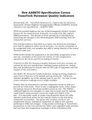 New AASHTO TP68 Specification Covers TransTech Pavement ...