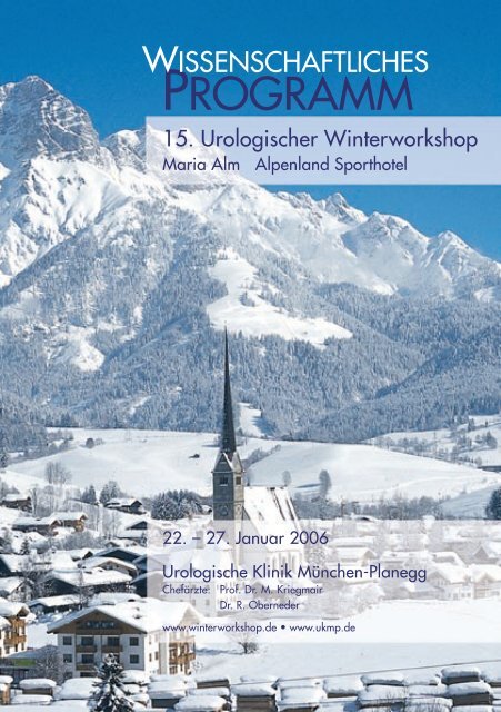 PROGRAMM - Winterworkshop