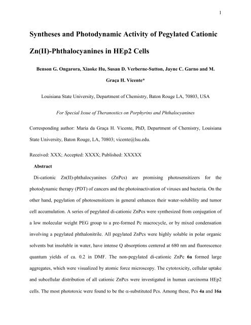 Template for Electronic Submission to ACS - Theranostics