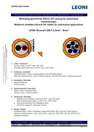 Technisches Datenblatt MCD - LEONI Business Unit Automotive ...