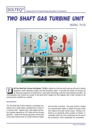 TWO SHAFT GAS TURBINE UNIT - Solution Engineering