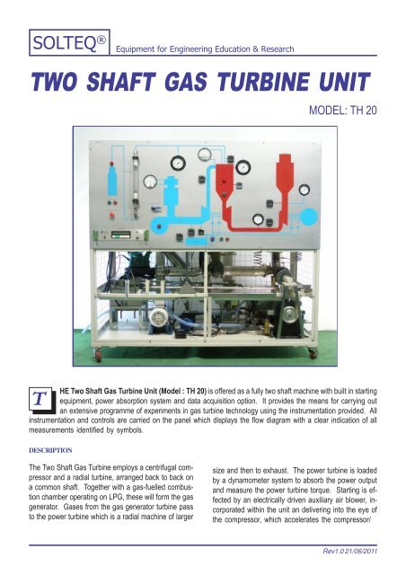 TWO SHAFT GAS TURBINE UNIT - Solution Engineering