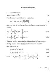 Hartree-Fock Theory - Chemistry