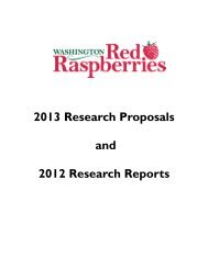 2012 - Washington Red Raspberry Commission