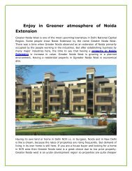 Real Estate Property in Greater Noida West