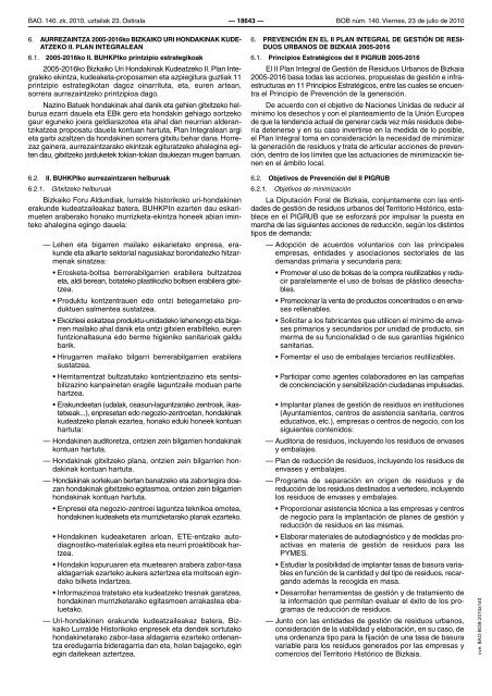 bizkaiko aldizkari ofiziala boletin oficial de bizkaia - Licencias de ...