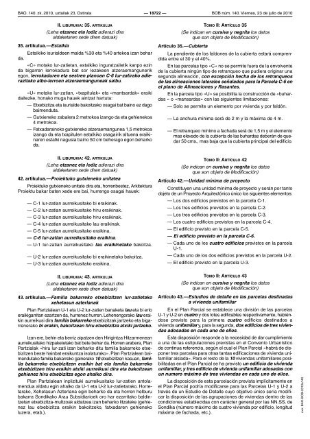 bizkaiko aldizkari ofiziala boletin oficial de bizkaia - Licencias de ...