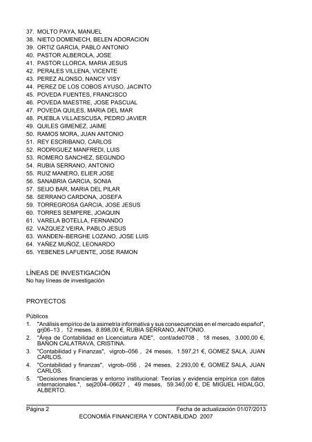 DEPARTAMENTO DE: ECONOMÃA FINANCIERA Y CONTABILIDAD ...