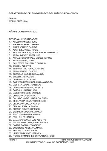 fundamentos del anÃ¡lisis econÃ³mico - Universidad de Alicante