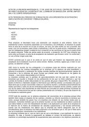 ACTA DE LA REUNION MANTENIDA EL 17 DE ... - CGT Barcelona