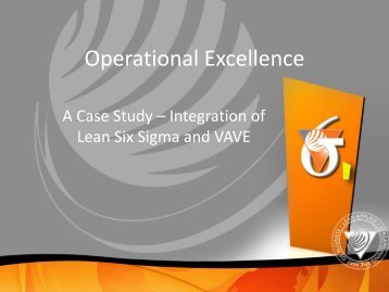 Operational Excellence - Lean Applied