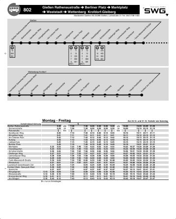 Linie 802 Gießen >> Krofdorf-Gleiberg