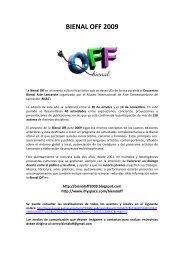 Bienal Off 2009 - Programme of Events.pdf - Lanzarote Information